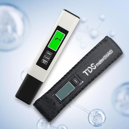 TDS Meter Digital Water Tester 3-in-1-تدابير TDS ، EC ودرجة الحرارة-0-9999 جزء في المليون-اختبار جودة المياه العالي لمياه الشرب ، أحواض السمك ، حمامات السباحة ، الزراعة المائية-صفراء in Kuwait