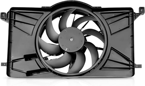 PartsFlow Engine Cooling Fan Assembly for 2012 2013 2014 2015 2016 2017 2018 Ford Focus 2.0L L4 621-606 in Kuwait