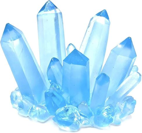 Small Fish Tank Decor Artificial Crystals Aquarium Betta Fish Tank Decorations Mini Crystal Ornaments Resin Accessories in Saudi Arabia