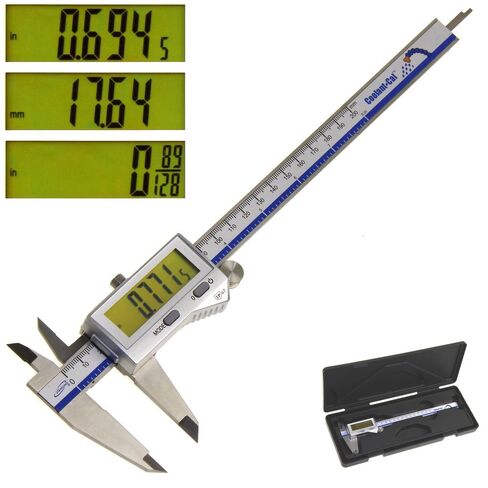 iGaging Digital Caliper IP67 Coolant/Water/Dust Proof 0-4"/0.0005" Coolant-Cal w/Wireless Smart Connectivity in Kuwait