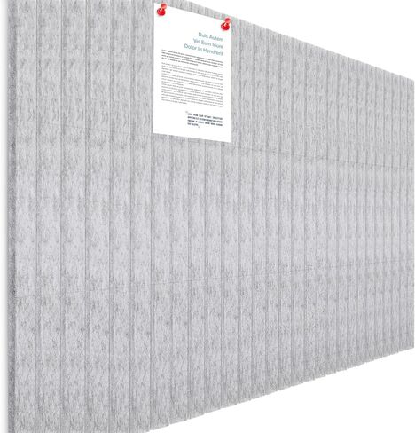 Honoson 12 Pack 47" x 35" Large Cork Board Alternative Felt Bulletin Board Wall Tiles with Safe Square Adhesive Large Roll Cork Tiles for Walls Organize Home Office Classroom Pin Panels(Lake Blue) in Saudi Arabia