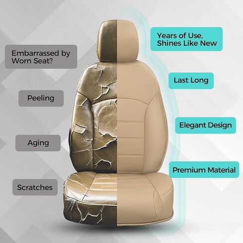 أغطية المقاعد لنيسان روغ 1: 1 مخصص FIT 2014-2020 الأغطية الجلدية المقاومة للماء العادية in Kuwait