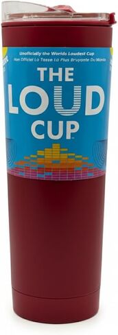 The LoudCup Tumbler + Stadium Horn - Insulated Cup Reusable Water Bottle Coffee Travel Mug - Worlds Loudest Cup for Game Day in Saudi Arabia