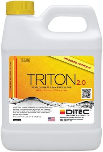 Triton 2.0 - Teak Protector | Teak Wood Protection, Teak Oil Alternative | Marine Teak Sealer and Water Repellant in Saudi Arabia