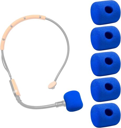 5 Pcs SM31 Mic Covers Compatible with Shure SM31 P31 PGA31-TQG SM31FT, BLX14/SM31 BLX14/P31, WH20 Wireless Microphone/Headset System, High Density Foam Microphone Pop Filter Windscreen in Saudi Arabia