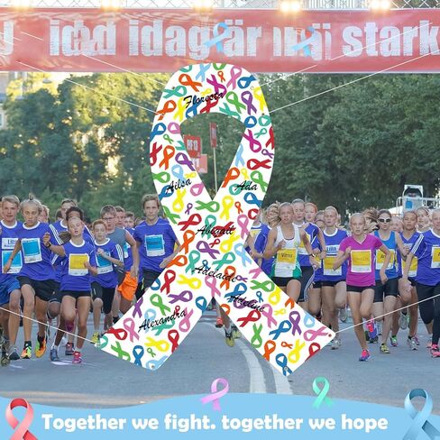 Mindsoft Breast Cancer Awayshess Banner Outdoor 59 × 45 بوصة من الشريط الوردي الخلفية الخلفية الكبيرة لسرطان الثدي زخرفة للحفلات الصحية للدعاية حديقة الزاوية أنشطة الحفلات in Saudi Arabia