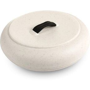 Dexas Microwavable Tortilla Warmer 8.5"x 8.5"x 2.5", Red Color. Ideal for tortillas, breads, pancakes, pita bread, corn breads in Kuwait