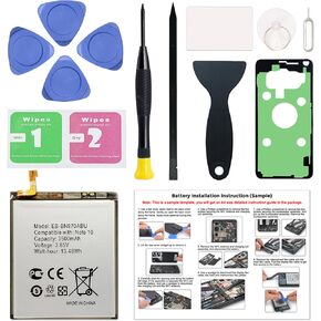 for Galaxy A04 / A04e Battery Replacement Kit, High-Capacity Li-ion Battery for WT-S-W1, with Toolkit & Manual in Kuwait