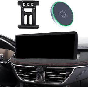 Car Phone Holder for 2021-2025 Ford Mustang Mach-E Accessories Apply to 15.5 Inch Touch Screen 15W Fast Wireless Charger Screen Fixed Clip Cell Phone Mount Hands-Free 360 Degree Rotation in Kuwait