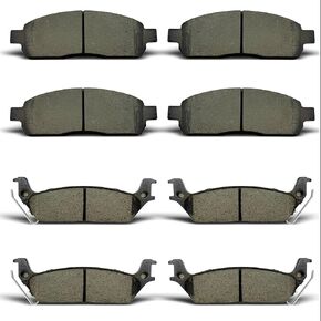 8pcs Front Rear Ceramic Brake Pads Set Fit for Lexus ES300 2002-2003,for Lexus ES330 2004-2006,for Toyota For Camry 2005-2006 in Saudi Arabia