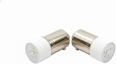 SMD 220V AC/DC LED Miniature Bayonet BA9s 9mm Base Replacement Bulb for Indicator Pilot Light (Pack of 2) (Green) in Kuwait