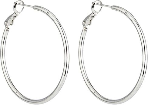 Lightweight Surgical Stainless Steel Hoop Earring for Women, Silver Hoop Earrings for women,925 Sterling Silver Post Hypoallergenic, Daily Wear Versatile Hoops 30/40/50mm in Kuwait