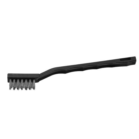 Coshar Wire Brushes Industrial 7 "فرش من الفولاذ المقاوم للصدأ مع مقبض منحني مجموعة فرشاة سلك صغيرة لتنظيف الخبث لحام ، 10 ٪ in Saudi Arabia