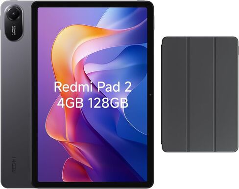Xiaomi Redmi Pad 2 Only WiFi (No Calls or Text) 11" 2.5K Octa Core 4 Speakers Global ROM 9000mAh Bluetooth 5.3 8MP Model 25040RP0AL (Graphite Gray, 128GB + 4GB) in Saudi Arabia