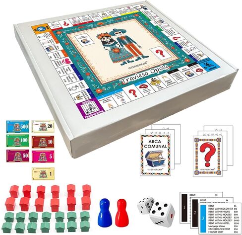 Couples Conversation Board Game | Opoly Version | Relationship Connection -for Married Husband & Wife in Saudi Arabia