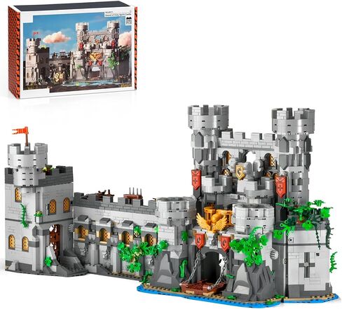 BNG Architecture Castle Building Set for Adult, 2 in 1 Fortress Architecture Building Block, House Collection STEM Toy, Home Office Decor and Creative Gift for Teen Boy (2568PCS) in Saudi Arabia