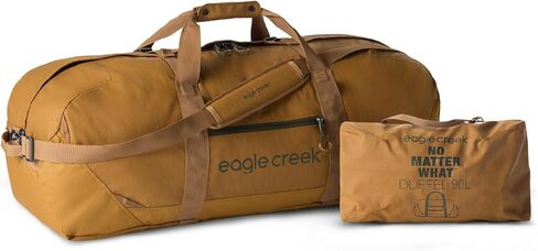 Eagle Creek بغض النظر عن حقيبة القماش الخشن - القراصنة الصديقة للبيئة للسفر المستدام - حزام كتف قابل للتعديل - خيارات حمل متعددة - سهلة التخزين - الدخان - 90 لتر in Saudi Arabia