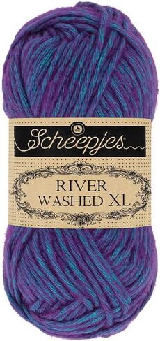 Scheepjes River Washed XL 1x50g - 984 Nile, Orange Yarn for Knitting and Crocheting in Saudi Arabia