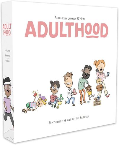 Brotherwise Games Adulthood – Relatable Life Strategy Board Game, Navigate Challenges of Growing Up, Fun for 1-4 Players, Ages 13+ in Saudi Arabia