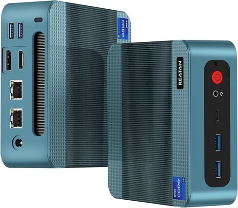 REATAN A6 MINI PC Gaming AMD RYZEN 7 7840HS سطح المكتب كمبيوتر 32G DDR5 1TB NVME SSD DUAL LAN 8K ILAN in Kuwait