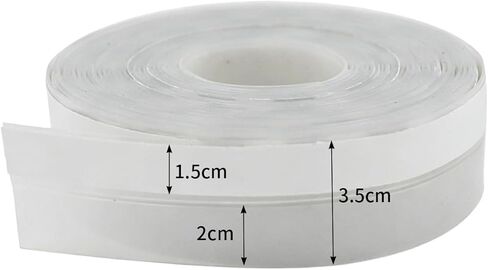 Door Strip Bottom, House and Glass Shower Door Seal Strip Weather Stripping for Side of Door and Window,1.37in x 16.4ft in Saudi Arabia