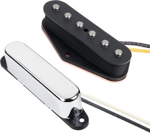 Banworks Alnico 5 Guitar Pickup 8.2K/7.6K High Output 50mm/54mm Neck/Bridge Pickups Set Single Coil Pickups Set Fiber Bobbin for Telecaster Tele TL Style Electric Guitar Pack of 2 JT/SYQ-05 in Saudi Arabia