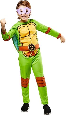 Rubies Boy's Teenage Mutant Ninja Turtles Costume Jumpsuit, Shell and Eye Mask Made With Recycled Materials in Saudi Arabia