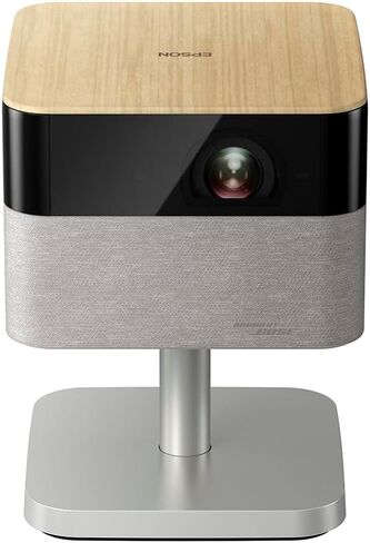 Epson Lifestudio Flex Plus 4K PRO-UHD Portable Lifestyle Projector, 1,000 Lumens of Color and White Brightness, Sound by Bose, Google TV, 3-Chip 3LCD Triple Core Engine, Epson Projection Studio App in Saudi Arabia