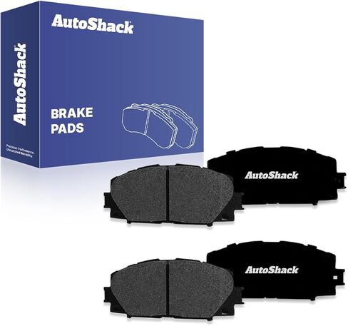 AutoShack Front Ceramic Brake Pad Set Driver and Passenger Side Replacement for 2006-2018 Toyota Yaris 2010-2019 Prius 2012-2019 Prius C 2011-2017 Lexus CT200h 2013 Scion iQ 1.5L 1.8L FWD SCD1184 in Saudi Arabia