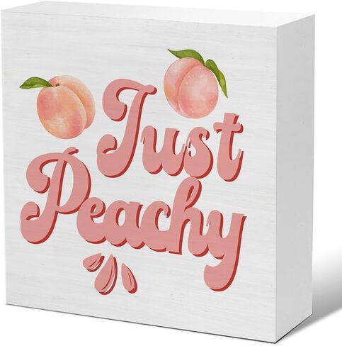 Summer Home Decor Decorative Gifts for Men Women Friends Sprinkles Wood Sign Ice Cream Decorations for Desk Table Shelf 5 X 5 Inches in Saudi Arabia