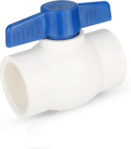 (حزمة من 10) Efield 1/2 بوصة PVC Ball Valve (FPT الخيوط) ، الجدول 40 ، FPT X FPT المربوطة للتطبيقات السكنية والتجارية والزراعية والخفيفة ، (PVC010-10) in Kuwait