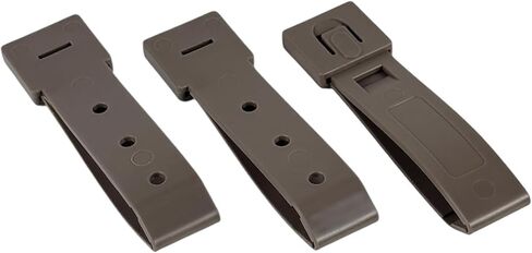 Hanstrong Gear H World Shopping System Tactical Molle System 3 Inch Long Malice Clips Strap 3 Pack (3 بوصة ملغ) in Kuwait