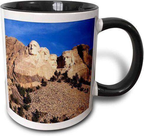 3dRose Mt Rushmore National Memorial, South Dakota, USA Mug, 11 oz, Ceramic in Saudi Arabia