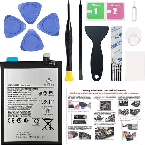 for Galaxy A04 / A04e Battery Replacement Kit, High-Capacity Li-ion Battery for WT-S-W1, with Toolkit & Manual in Saudi Arabia