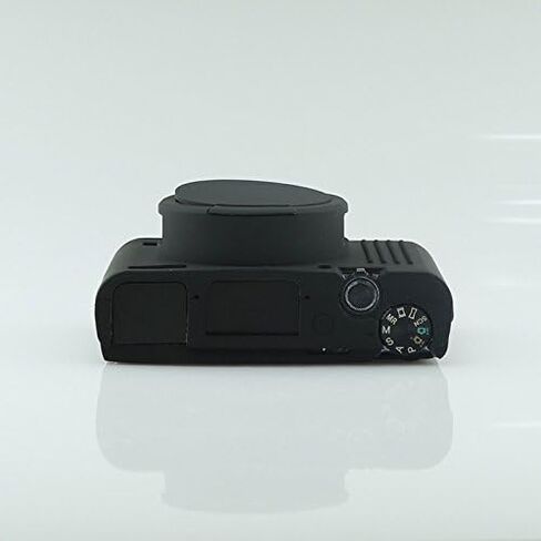علبة السيليكون Kinokoo لـ Sony DSC-RX100M2/M3/M4/M5/M6 DSC-RX100 RX100 II/RX100 III/RX100 IV/RX100 V/RX100 VI غطاء مطاط وقائي (أسود) in Saudi Arabia