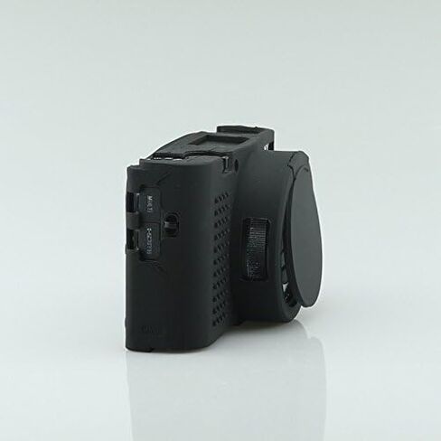علبة السيليكون Kinokoo لـ Sony DSC-RX100M2/M3/M4/M5/M6 DSC-RX100 RX100 II/RX100 III/RX100 IV/RX100 V/RX100 VI غطاء مطاط وقائي (أسود) in Saudi Arabia