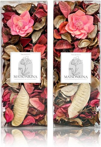 أكياس سقوط Potpourri ، حشو Potpourri Bowl Potpourri برتقالي ، زهرة تجفيف الشكر ، ديكور مزارع الحمام في الخريف (10.5 أوقية/2) in Kuwait