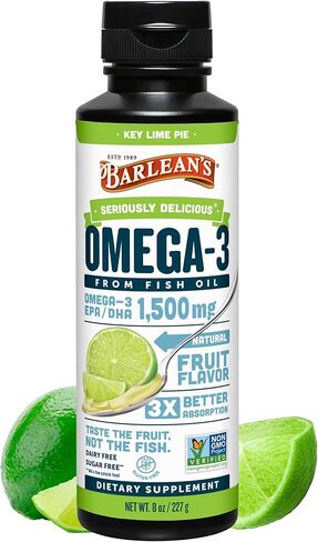 مانجو المانجو الخوخ أوميغا 3 ملحق سائل زيت السمك مع فيتامين د ، 1080 ملغ من حمض الدهون والدهون ، من النكهة النكهة والبوربلس للدماغ ، المفصل ، وصحة القلب ، 16 أوقية in Kuwait