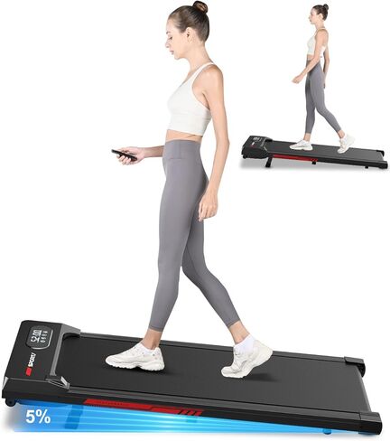 حلقة حلقة المشي القابلة للطي مع مقبض ، حزام عريض 42 "× 16.5 بوصة ومضادة للانتشار ، هادئ للغاية <45 ديسيبل ، مطحنة قابلة للطي للمكتب المنزلي ، قفل السلامة ، سعة 300 رطل in Kuwait