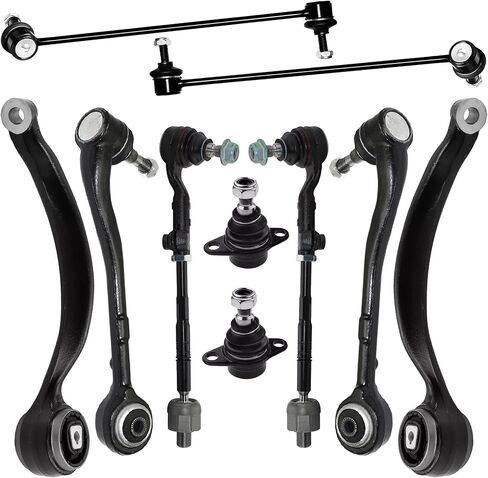 Front Suspension Control Arm Kit Compatible with BMW 2011-2017 X3 2015-2018 X4 F25 F26 Lower Control Arm Rearward & Forward, Ball Joints Front Sway Bar Links, Tie Rod End Assembly in Saudi Arabia