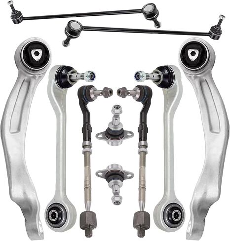 Front Suspension Control Arm Kit Compatible with BMW 2011-2017 X3 2015-2018 X4 F25 F26 Lower Control Arm Rearward & Forward, Ball Joints Front Sway Bar Links, Tie Rod End Assembly in Saudi Arabia