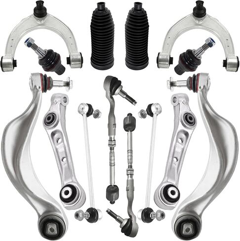 Front Suspension Control Arm Kit Compatible with BMW 2011-2017 X3 2015-2018 X4 F25 F26 Lower Control Arm Rearward & Forward, Ball Joints Front Sway Bar Links, Tie Rod End Assembly in Saudi Arabia