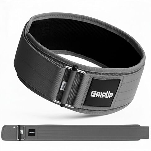 Self-Locking Weight lifting Belt AUTO LOCK 4 Inch Gym Belt Adjustable Buckle For Fitness Powerlifting Bodybuilding Weightlifting Deadlift Olympic Cross Training Back Support Men & Women in Kuwait