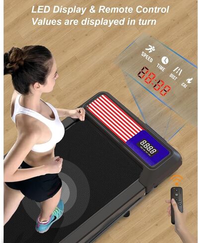 3 في 1 طاحونة ، محمولة تحت جهاز المشي المشي مع المنحدر للمنزل/المكتب ، والتحكم عن بعد ، وشاشة LED in Kuwait