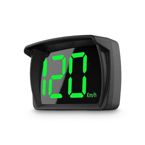 W2 Green USB Car HUD Heads Up Display, 3.5" Large Screen Auto Dimming Windshield Projector with Sunshade, GPS Speedometer for All Cars, Plug and Play in Saudi Arabia
