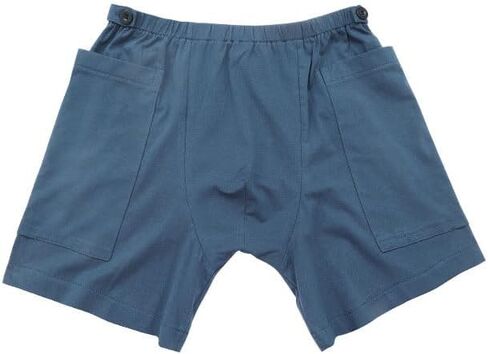 Drainage Bag Fixed Shorts,Urine Bag Pants,Incontinence Care Trousers,Rectal Stoma postoperative Care Underwear(Blue,M) in Kuwait