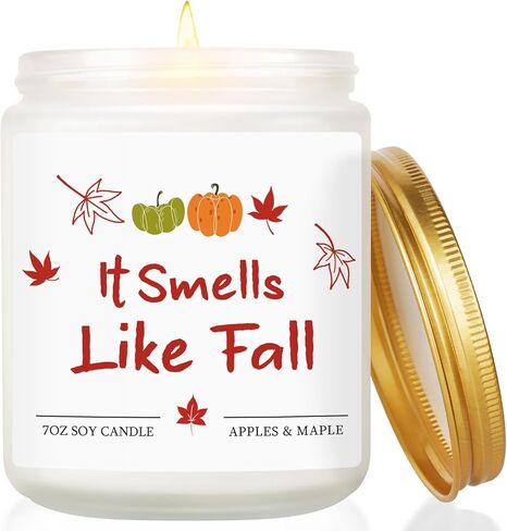 Winter Home Decor, Christmas Candles Decorations, Christmas Decor, Xmas Gifts for Women Men, Xmas Tree Balsam Fir Cedar Scented Candles 7oz in Saudi Arabia