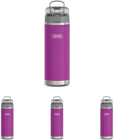 THERMOS ICON SERIES, Stainless Steel Water Bottle with Spout - 24 Ounce, Spruce - Vacuum Insulated Water Bottle with Lid in Saudi Arabia