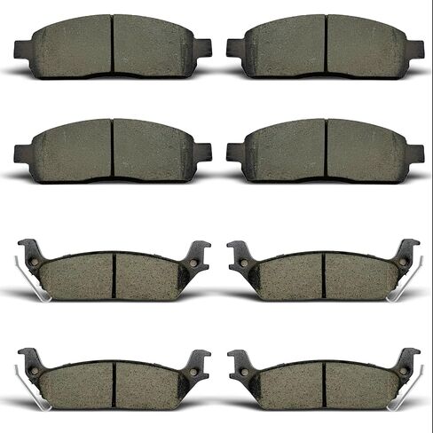 8pcs Front Rear Ceramic Brake Pads Set Fit for Lexus ES300 2002-2003,for Lexus ES330 2004-2006,for Toyota For Camry 2005-2006 in Saudi Arabia