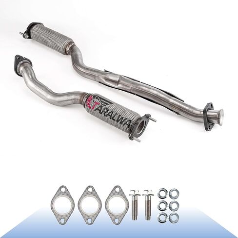 العادم كاتم الصوت Flex Pipe من الفولاذ المقاوم للصدأ متوافق مع 2013-2019 Ford Explorer 3.5L (مع Turbo) ، أداة اعتراض الشرطة 3.5L ، 2010-2019 FORD FLEX 3.5 ، LINCOLN MKT3.5 ؛ (مع Turbo) in Kuwait